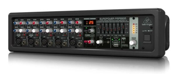 Behringer | PMP550M | 500-Watt 5-Channel Powered Mixer with KLARK TEKNIK