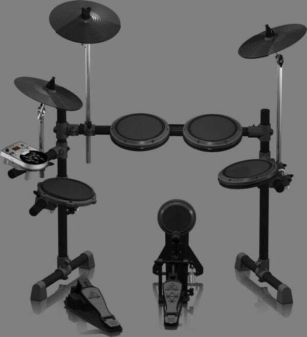 Behringer | XD8USB | 8-Piece Electronic Drum Set with 110 Sounds, 15 Dr