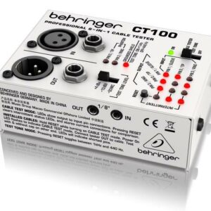 Behringer | CT100 | Microprocessor Controlled 6-in-1 Cable Tester