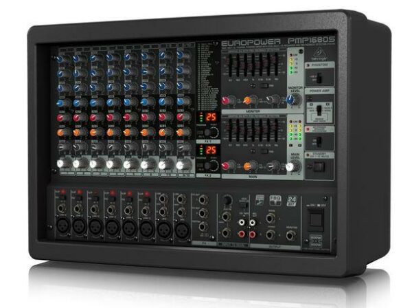 Behringer | PMP1680S | 1600-Watt 10-Channel Powered Mixer with Dual Multi